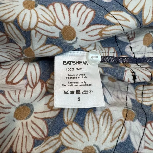Batsheva Clemmie Floral Midi Dress - Size 6