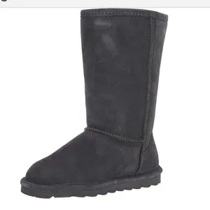 BEARPAW Cold Weather Boots CHARCOAL-030 - Charcoal Elle Tall Youth Suede Boot