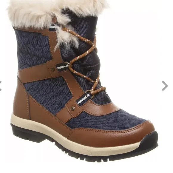 Bearpaw Women's Marina Blue Hickory Waterproof Boots