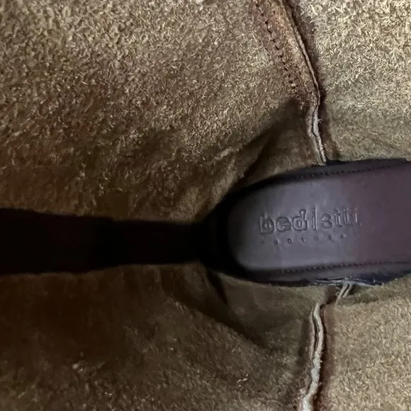 Bed Stu Womens Opal Brown Leather Harness Boots Bottle Opener Distressed sz 6.5