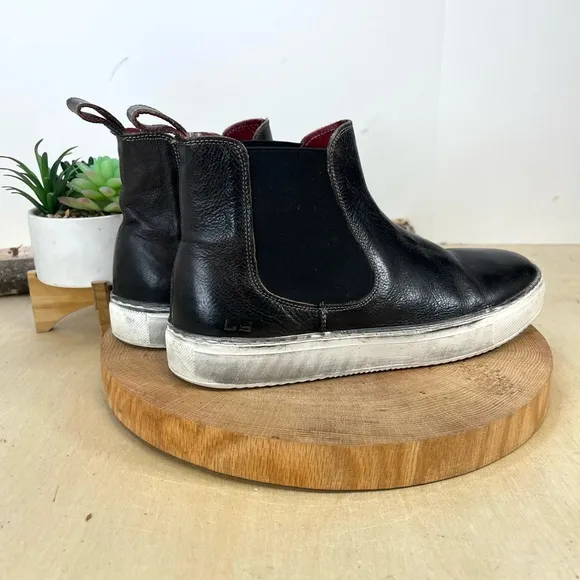 BED|STU | Whitney F325003 Womens Black Leather Lifestyle Sneakers Shoes Size 9.5
