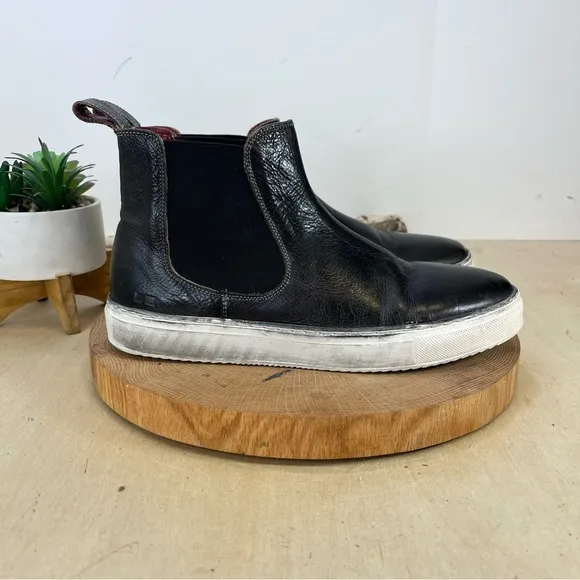 BED|STU | Whitney F325003 Womens Black Leather Lifestyle Sneakers Shoes Size 9.5