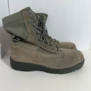 Belleville 600 ST Hot Weather Steel Toe Military Boots Tan Green Size 12 R