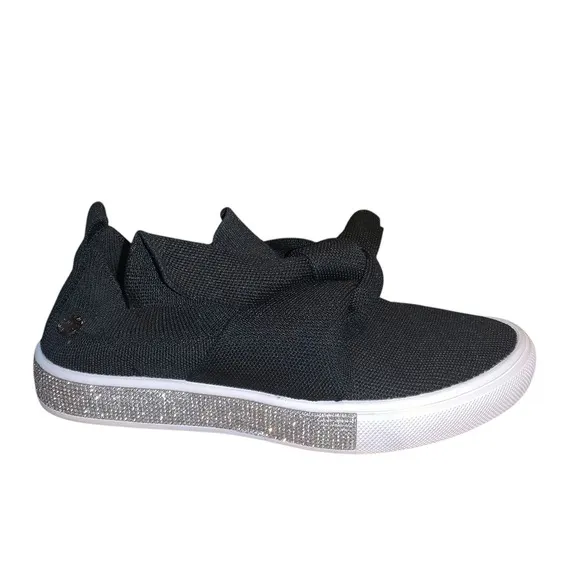 Bernie Mev Women's Sparkle Serenity Sneakers Wedge Heel Ladies Slipon Shoes Sz 7