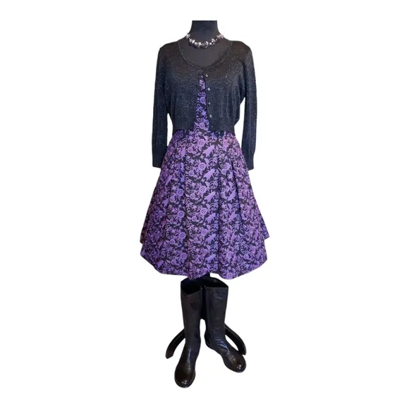 Betsey Johnson Insect/Spider/Fly Embroidered Dress