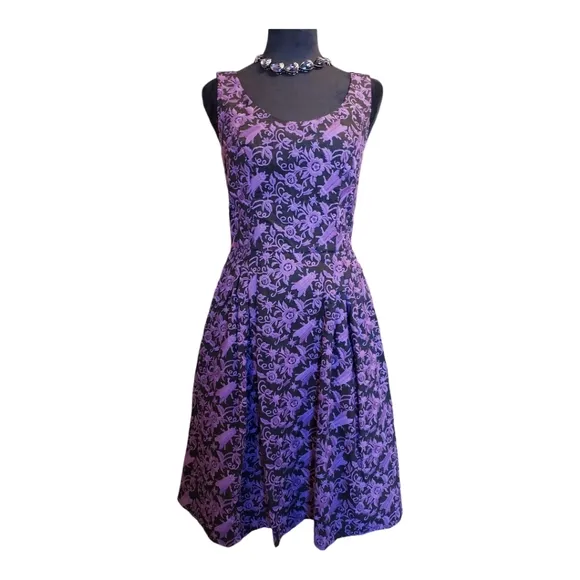 Betsey Johnson Insect/Spider/Fly Embroidered Dress