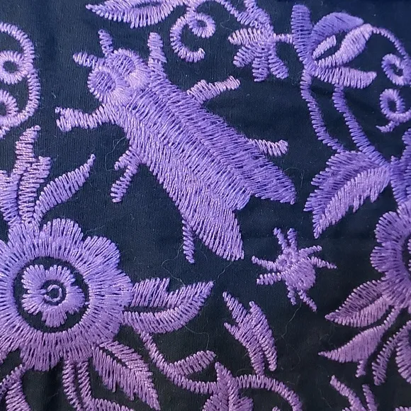 Betsey Johnson Insect/Spider/Fly Embroidered Dress