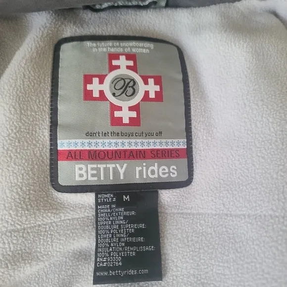 Betty Rides Ski Jacket Sz M | Preloved | See Photos for Flaws