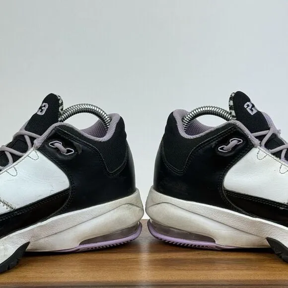 Big Kids Nike Air Jordan Max Aura 3 Black Lilac Basketball Sneakers Shoes Size 6