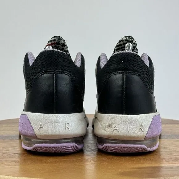 Big Kids Nike Air Jordan Max Aura 3 Black Lilac Basketball Sneakers Shoes Size 6