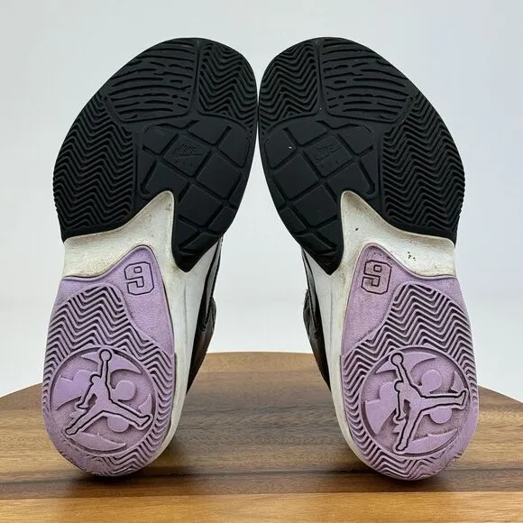 Big Kids Nike Air Jordan Max Aura 3 Black Lilac Basketball Sneakers Shoes Size 6
