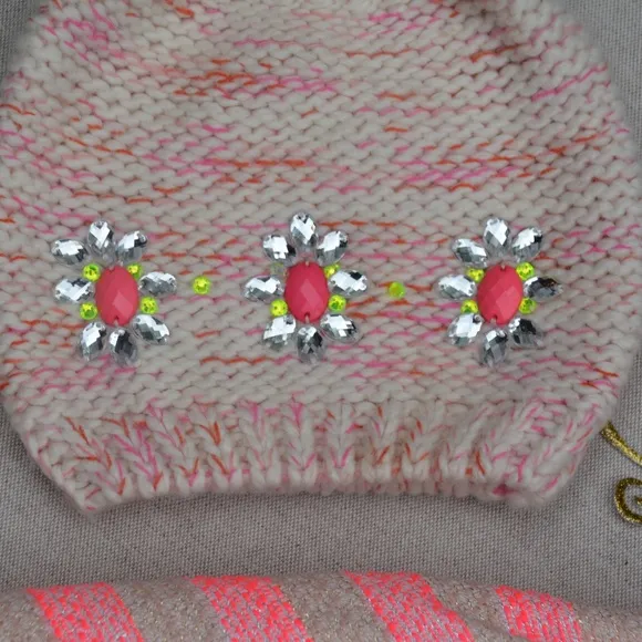 Billieblush Festive &amp; Fun Skirt! with Pom Pom Cap!