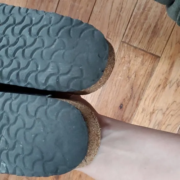 Birkenstock Arizona black cork sandals