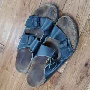 Birkenstock Arizona black cork sandals