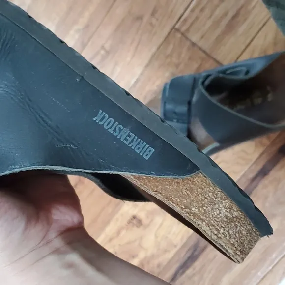 Birkenstock Arizona black cork sandals