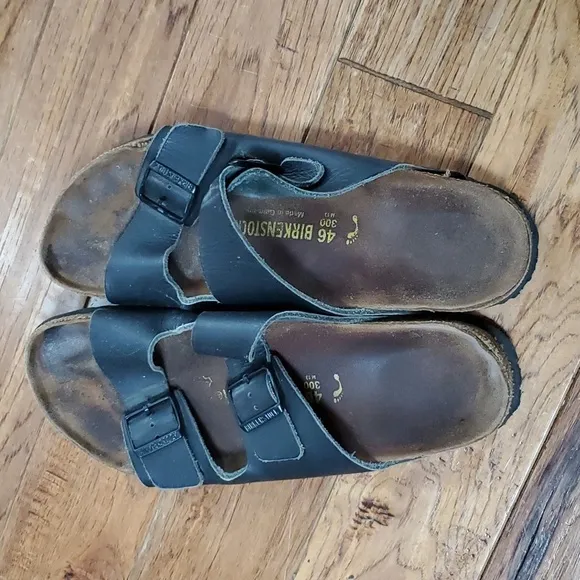 Birkenstock Arizona black cork sandals