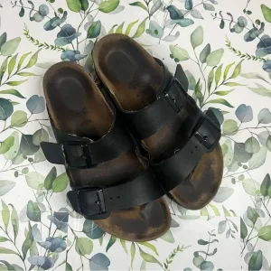 Birkenstock Arizona Black FootBed Sandals 36