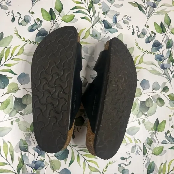 Birkenstock Arizona Black FootBed Sandals 36
