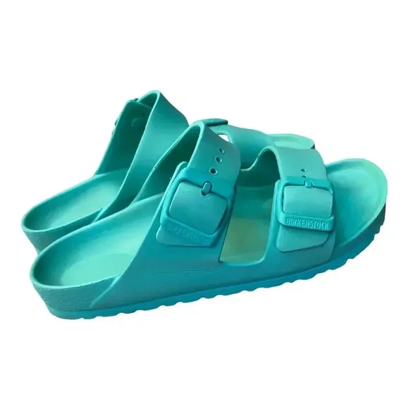 Birkenstock Arizona EVA Womens Size EU 36 Green Slip-On Strappy Slip On Sandals