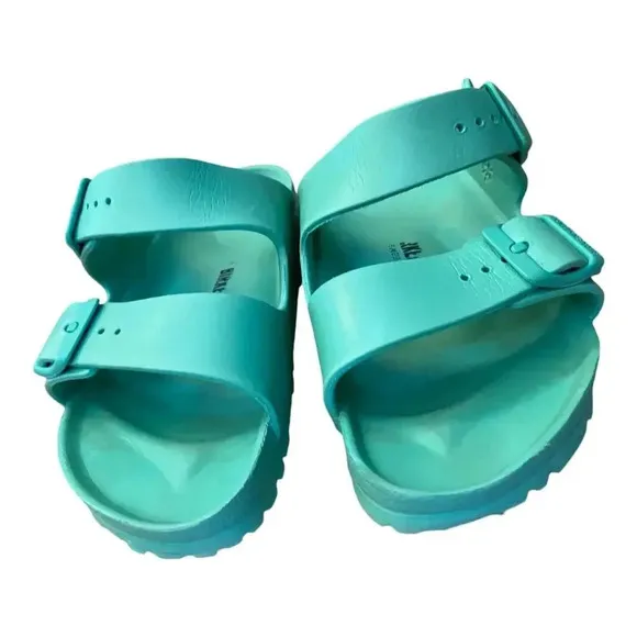 Birkenstock Arizona EVA Womens Size EU 36 Green Slip-On Strappy Slip On Sandals