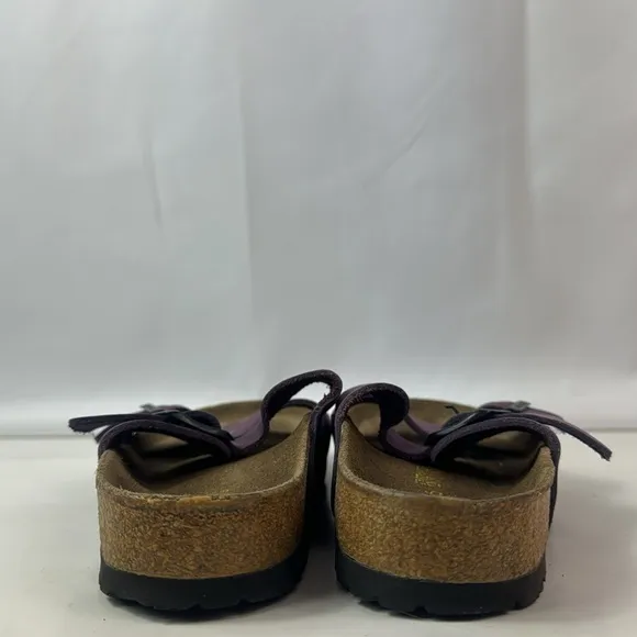 Birkenstock Arizona Purple Suede Leather Women's Sandals