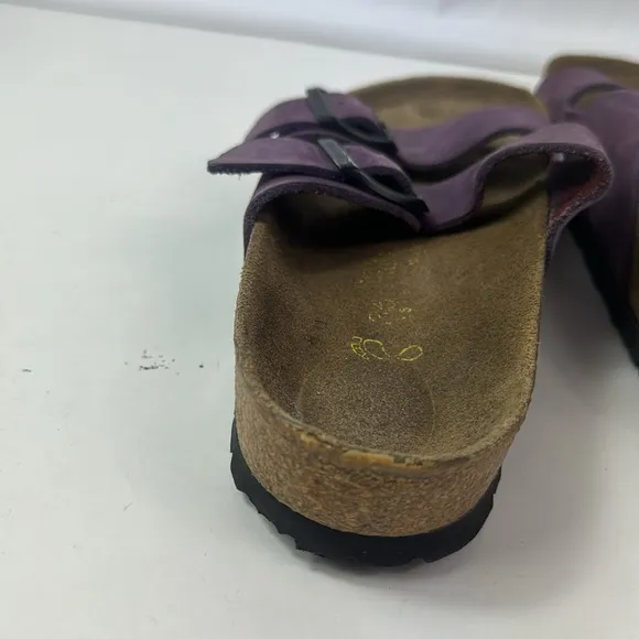 Birkenstock Arizona Purple Suede Leather Women's Sandals