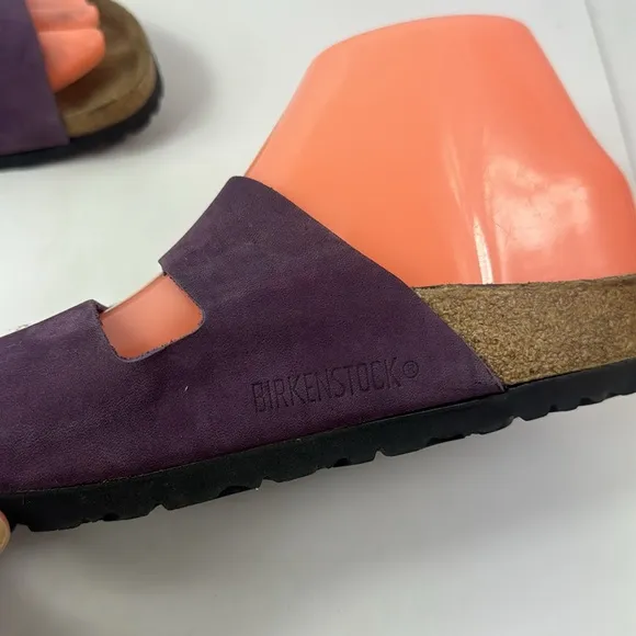 Birkenstock Arizona Purple Suede Leather Women's Sandals