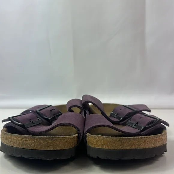 Birkenstock Arizona Purple Suede Leather Women's Sandals