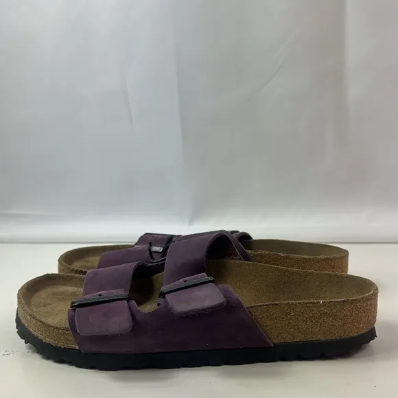 Birkenstock Arizona Purple Suede Leather Women's Sandals