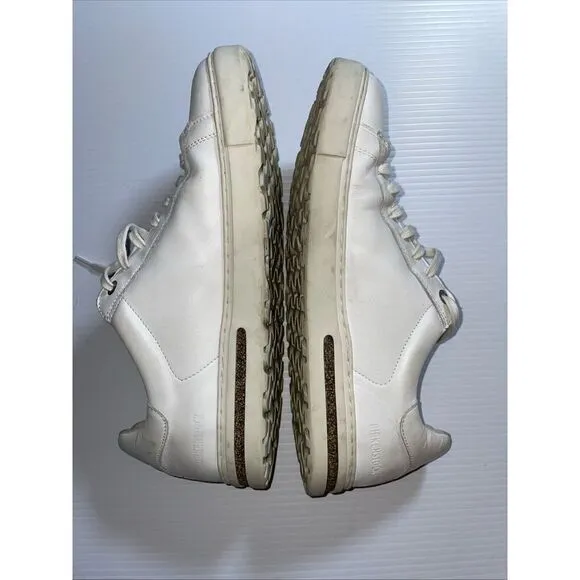Birkenstock Bend Low White Leather Sneakers Shoes Mens Size EU 43‎ US 10