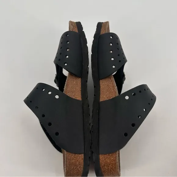 Birkenstock Birki’s Freeport Black Birko-flor Sandals Size 36