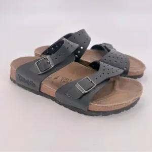 Birkenstock Birki’s Freeport Black Birko-flor Sandals Size 36