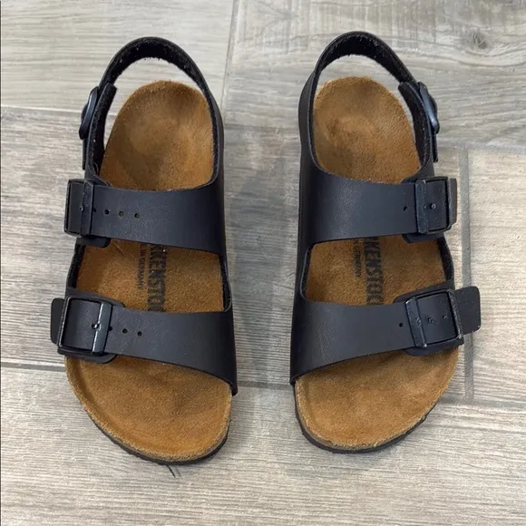 Birkenstock Black Slip-On Sandals