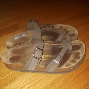 Birkenstock Brown Birko Flor Footbed Sandals