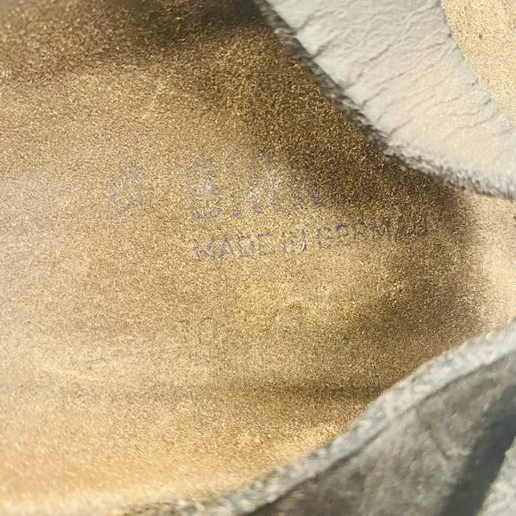 Birkenstock Franca Brown Leather Slip-On Sandals Size 10