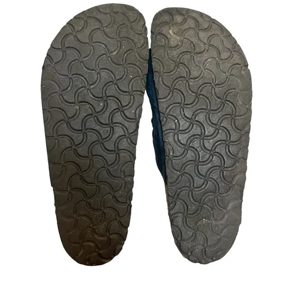 Birkenstock Granada Blue Slip On Slide Sandals Size 38/Size 7-7.5