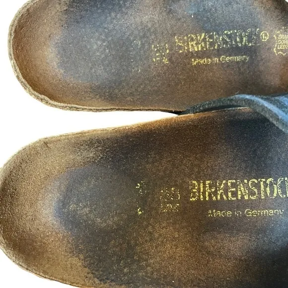 Birkenstock Granada Blue Slip On Slide Sandals Size 38/Size 7-7.5