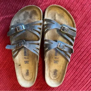 Birkenstock Granada Oiled Leather Habana Sandals. M9/W11.