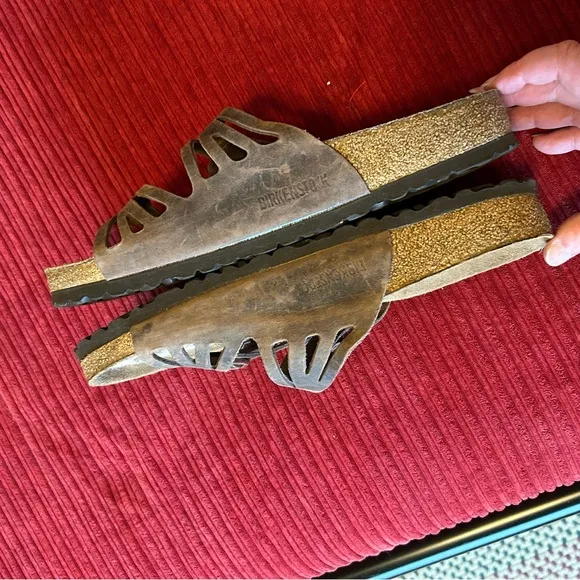 Birkenstock Granada Oiled Leather Habana Sandals. M9/W11.