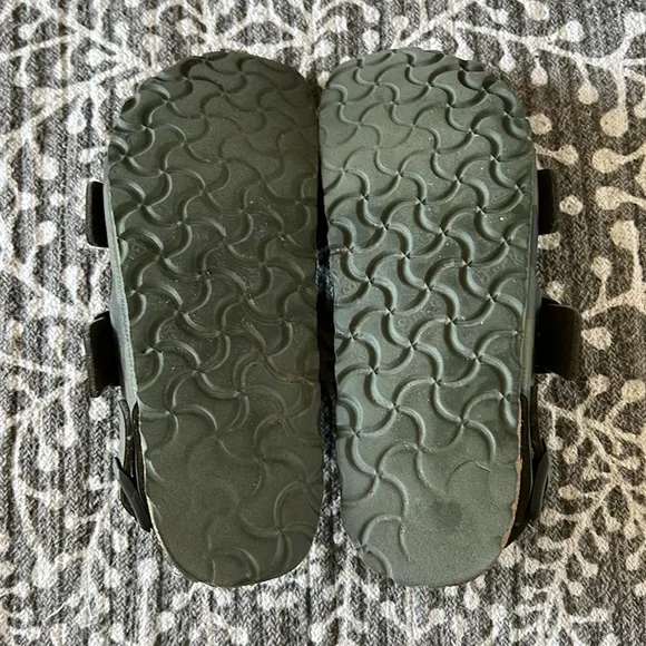 Birkenstock green camo Milano sandals