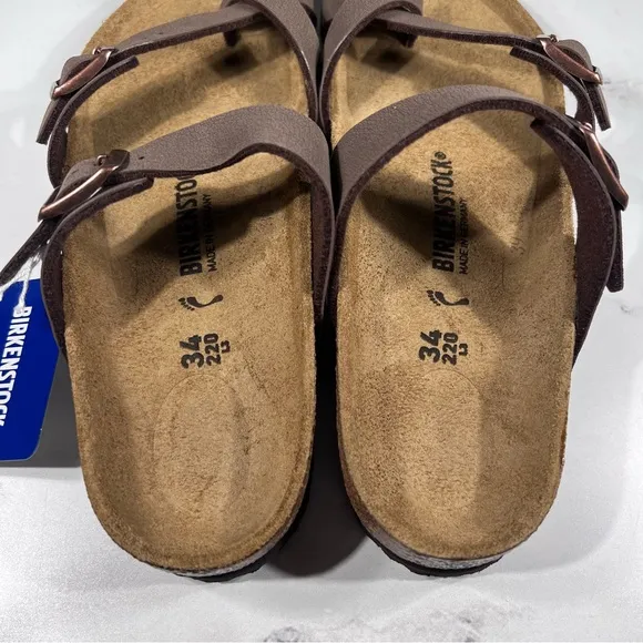 Birkenstock Mayari Birko Flor Mocha Sandals