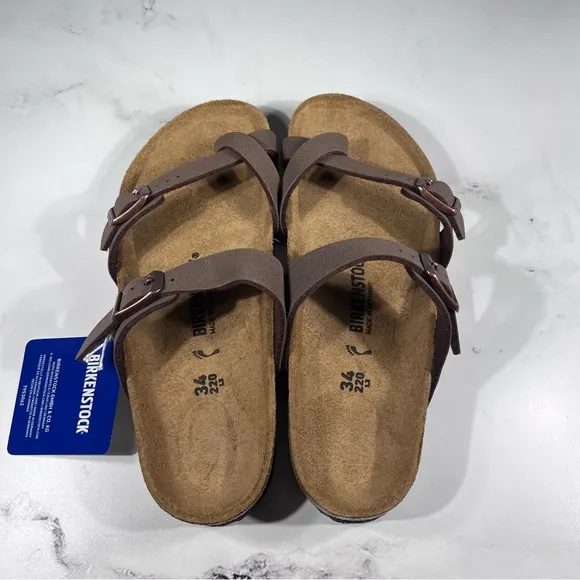 Birkenstock Mayari Birko Flor Mocha Sandals