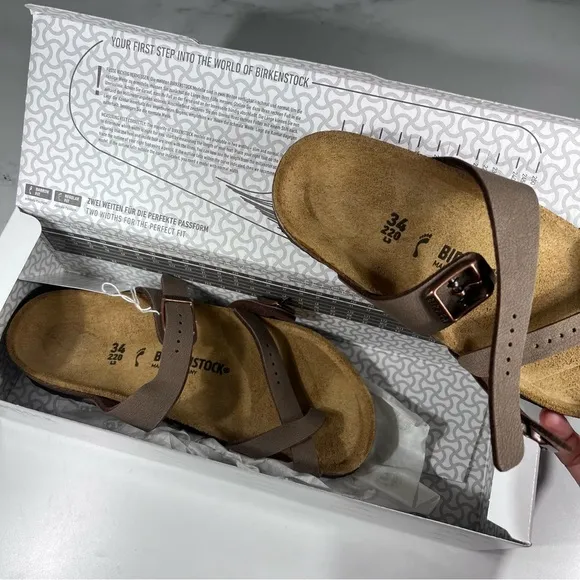 Birkenstock Mayari Birko Flor Mocha Sandals