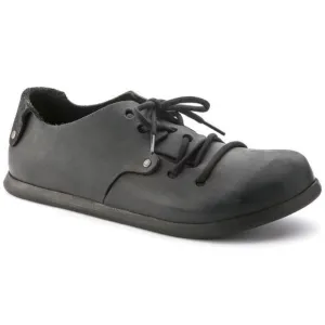 Birkenstock Montana Oiled Leather Black Minimalist Barefoot Casual Shoes 5/5.5