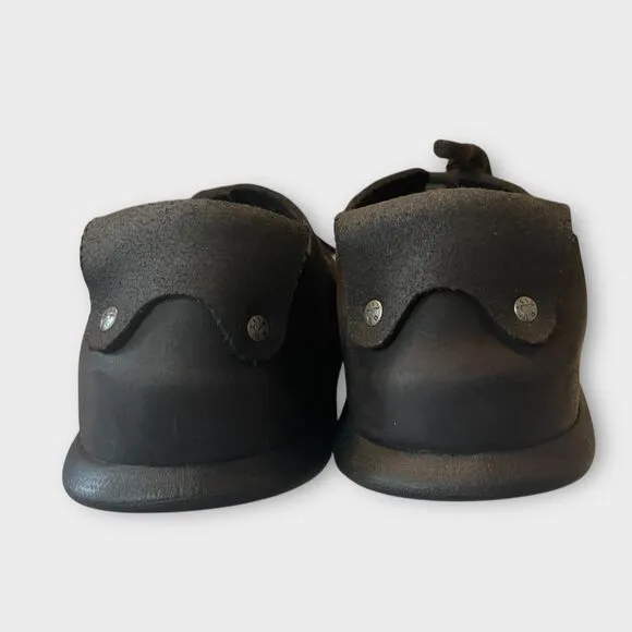 Birkenstock Montana Oiled Leather Black Minimalist Barefoot Casual Shoes 5/5.5