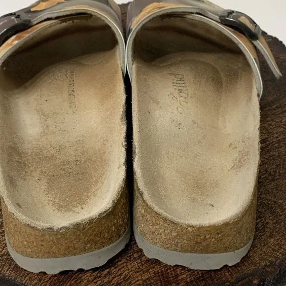 Birkenstock Papillio Women’s Size 7 Catalina Floral One Strap Slip On Sandals