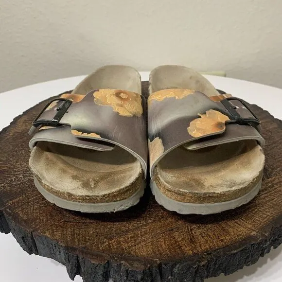 Birkenstock Papillio Women’s Size 7 Catalina Floral One Strap Slip On Sandals