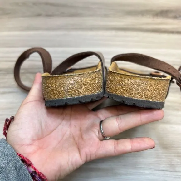 Birkenstock Yara Habana Ankles Sandals Womens Size 7 Mens 5 EU 38 Leather