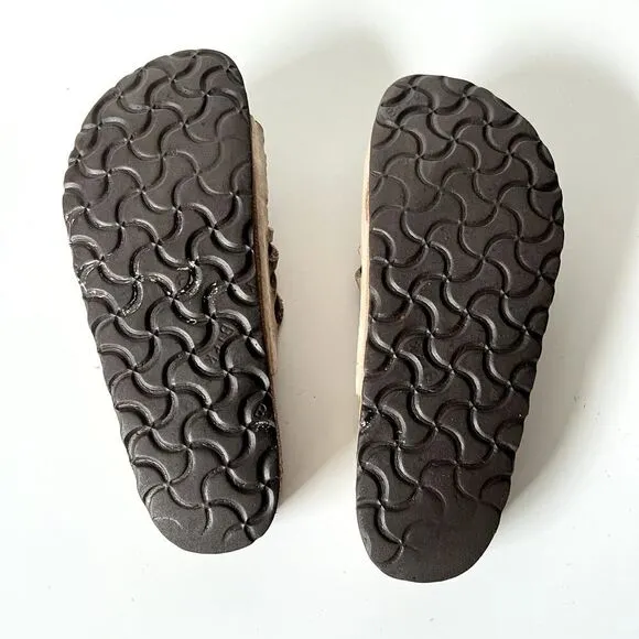 Birkenstock Granada Soft Footbed Women's 36 5-5.5 Narrow Brown Leather Sandals