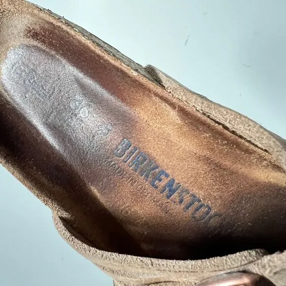 Birkenstock Granada Soft Footbed Women's 36 5-5.5 Narrow Brown Leather Sandals